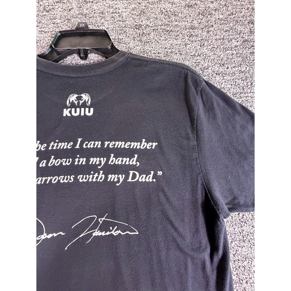 KUIU T Shirt Mens Medium Black Graphic Cotton Short Sleeve Crew Neck Pullover - Picture 13 of 16